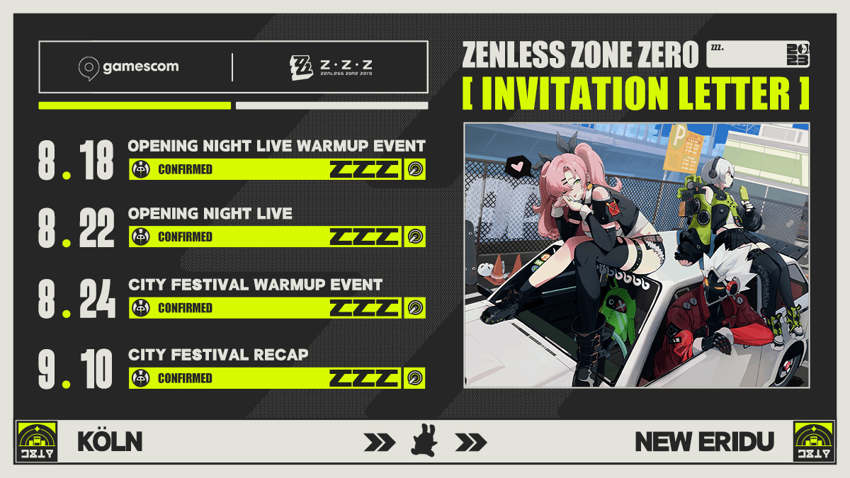 【gamescom 2023】 You're Invited! Welcome to New Eridu!