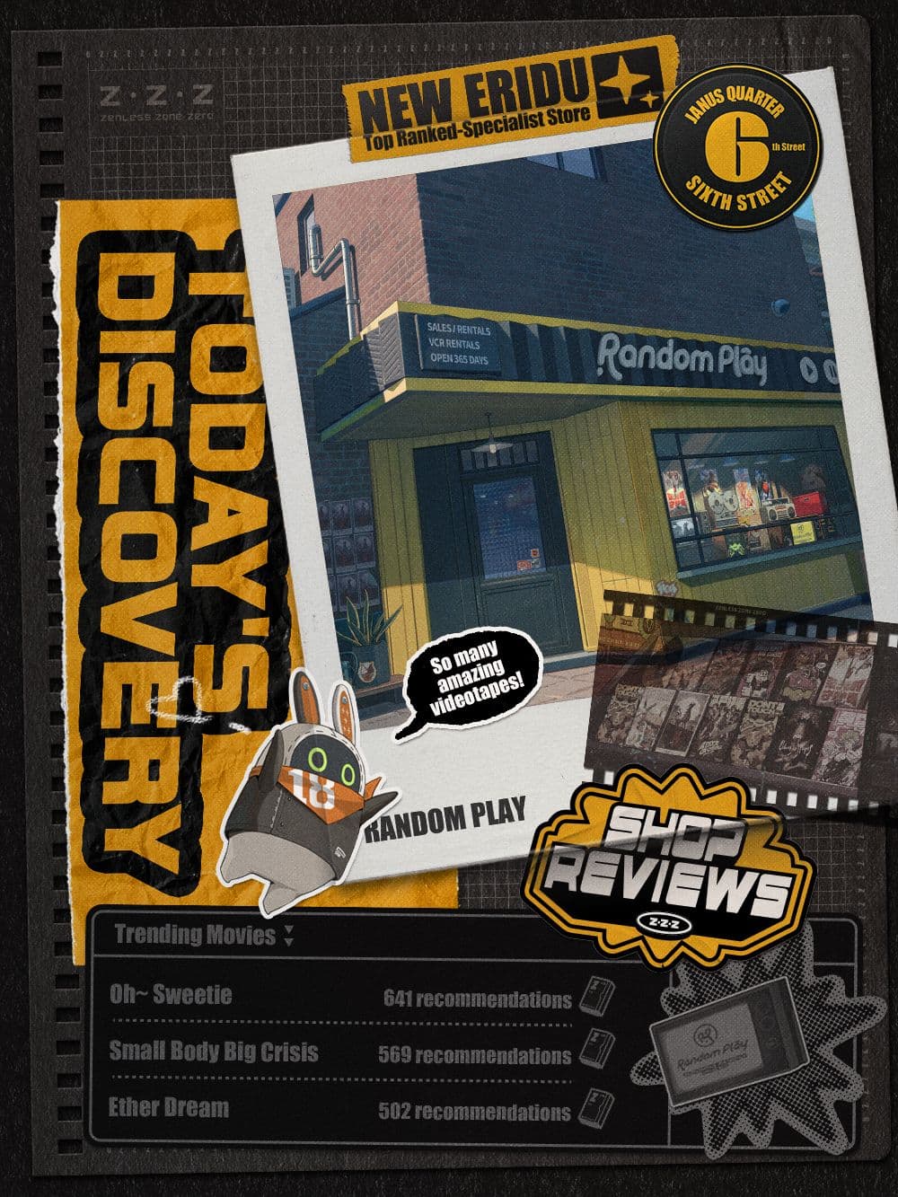 New Eridu Urban Discoveries | The Video Store That Knows Me Best!