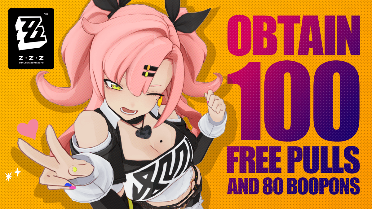 Recompensas adicionais pelo Lançamento Oficial de Zenless Zone Zero: 100 sintonizações!