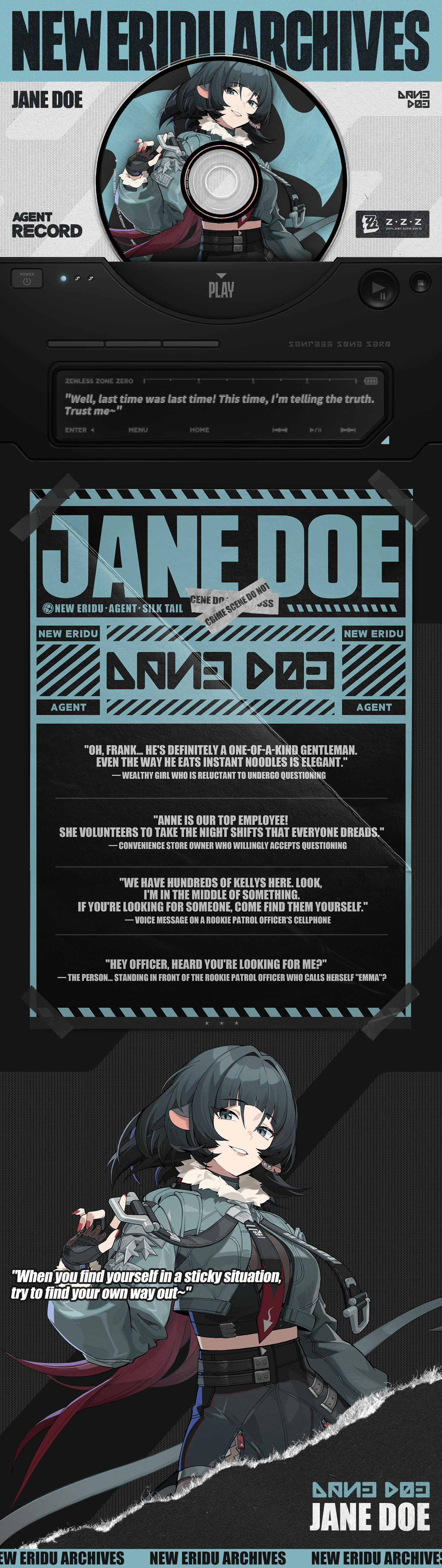 Perfil de Agente | Jane Doe