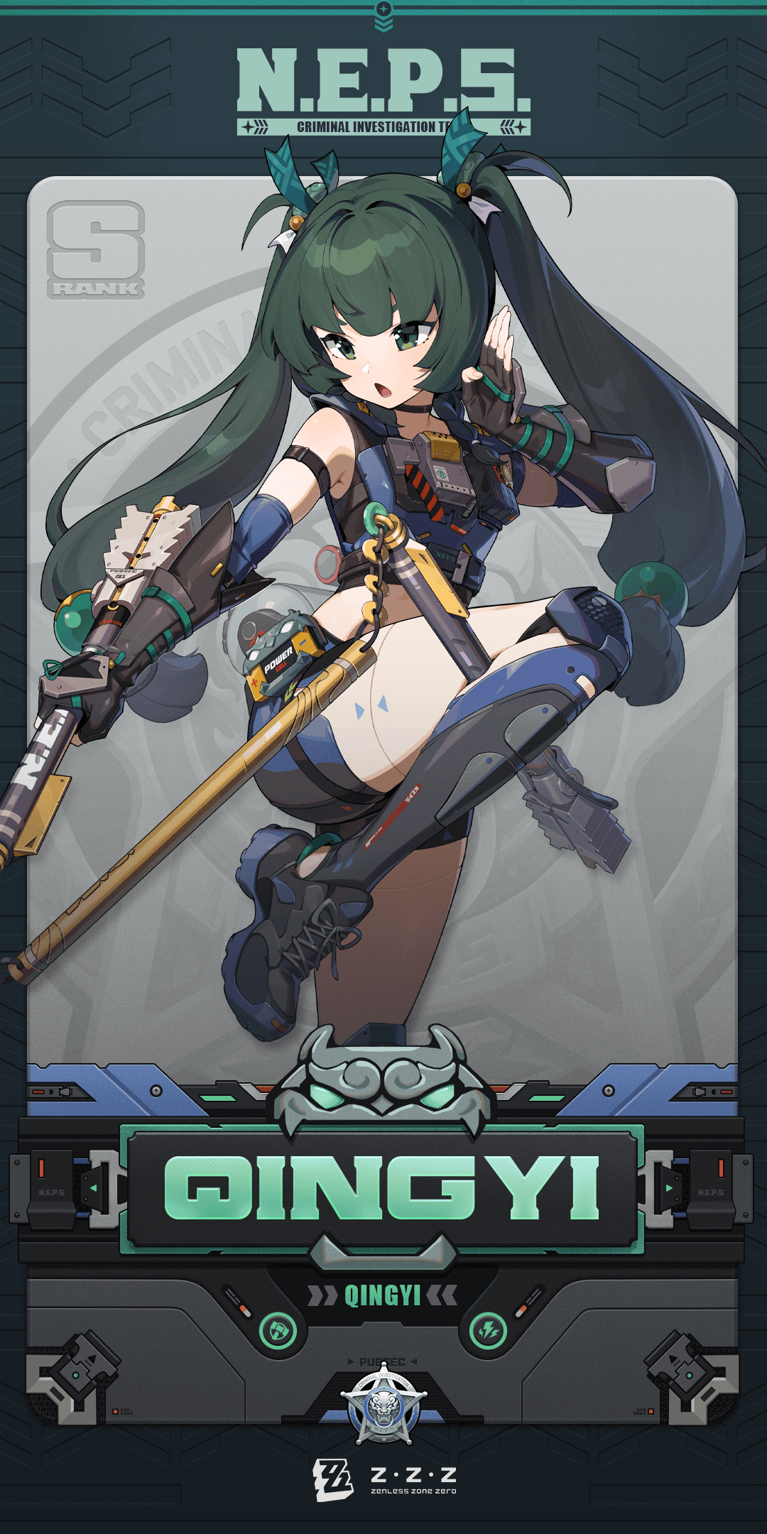 Mecânicas de Agente: Qingyi