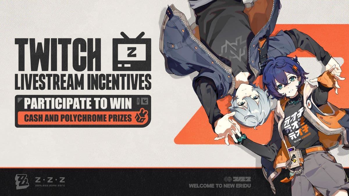Programa de Incentivo de Transmissão na Twich de Zenless Zone Zero V1.1