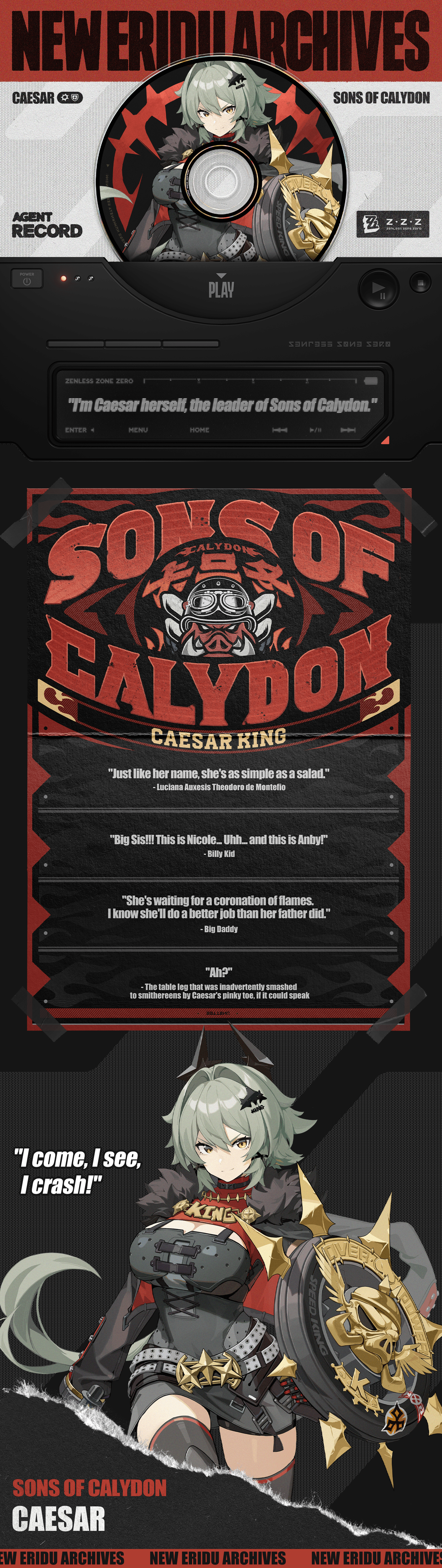 Perfil de Agente | Caesar King
