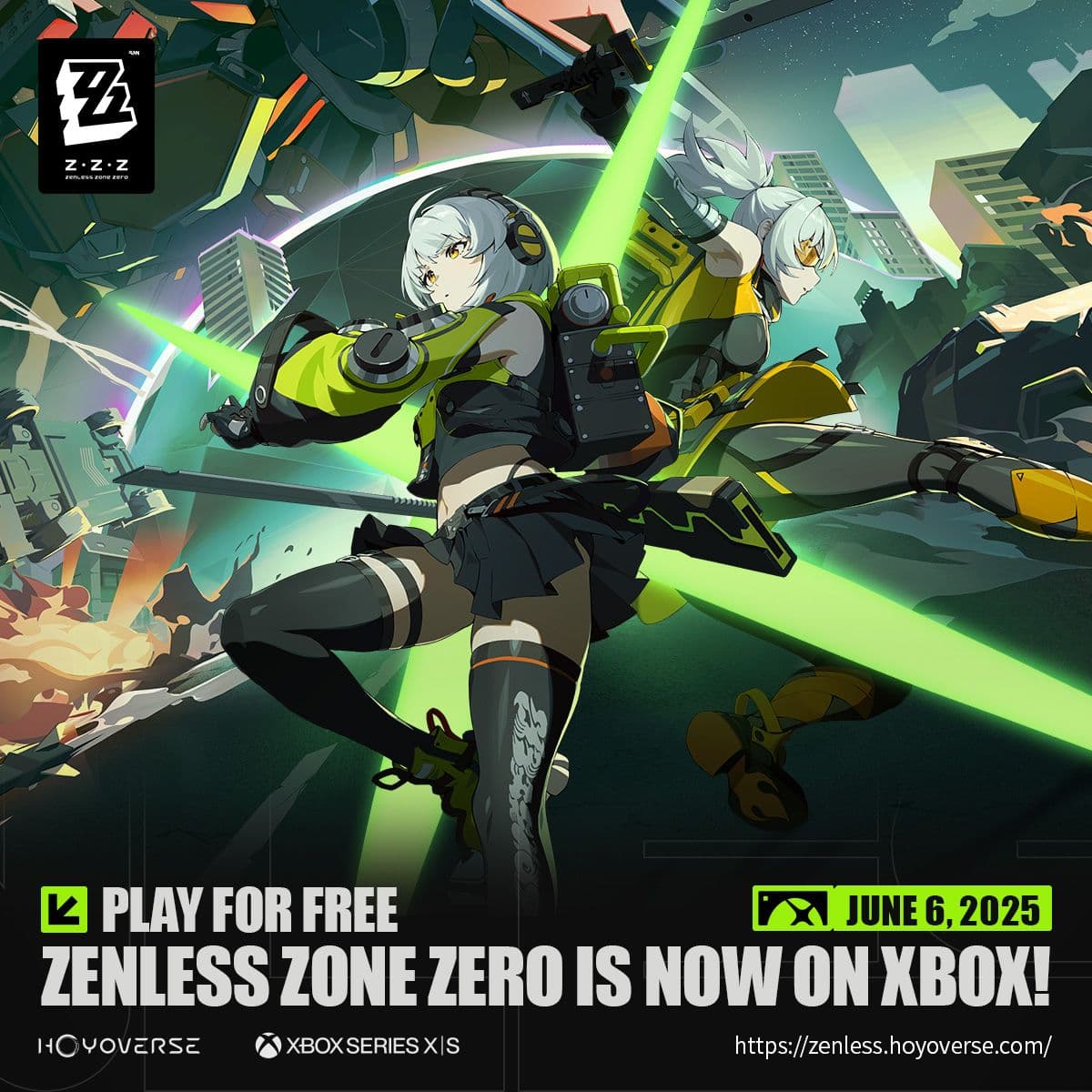 Zenless Zone Zero está disponível oficialmente no Xbox!