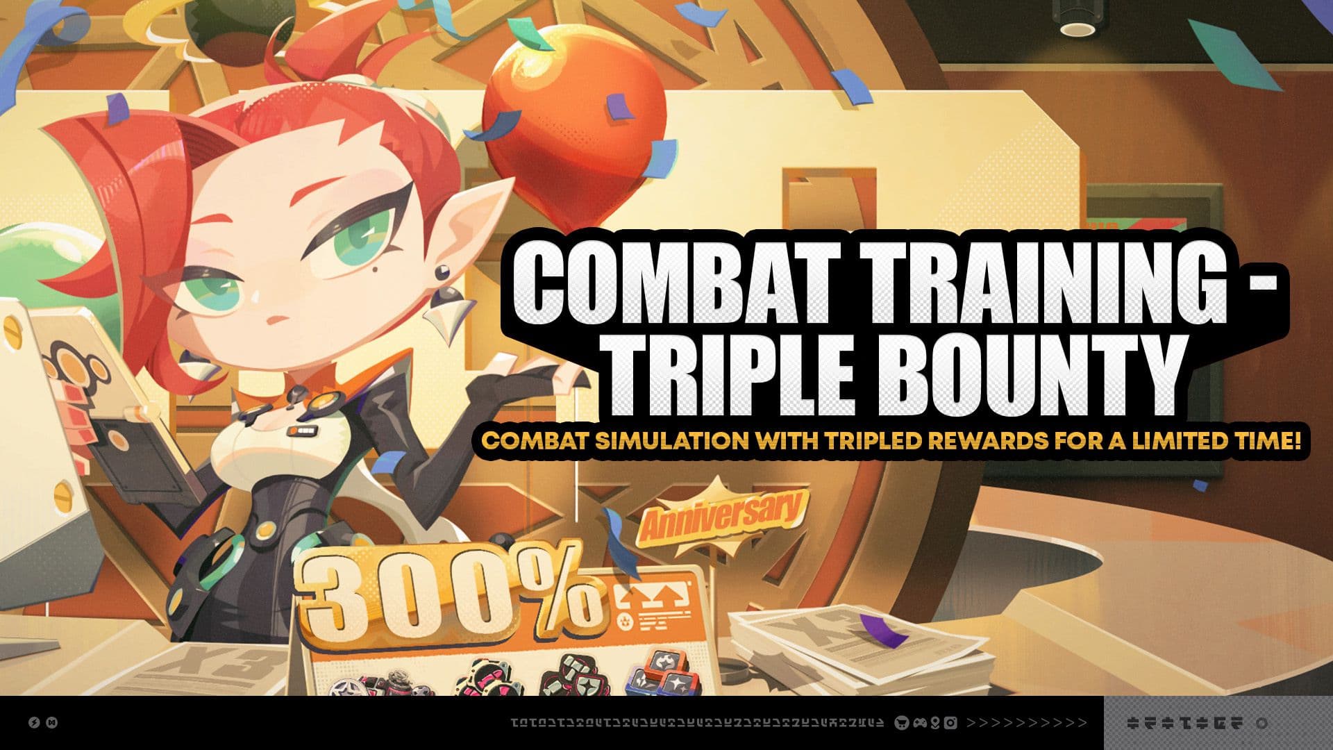 Detalhes do Evento "Treinamento de Combate - Recompensa Tripla"