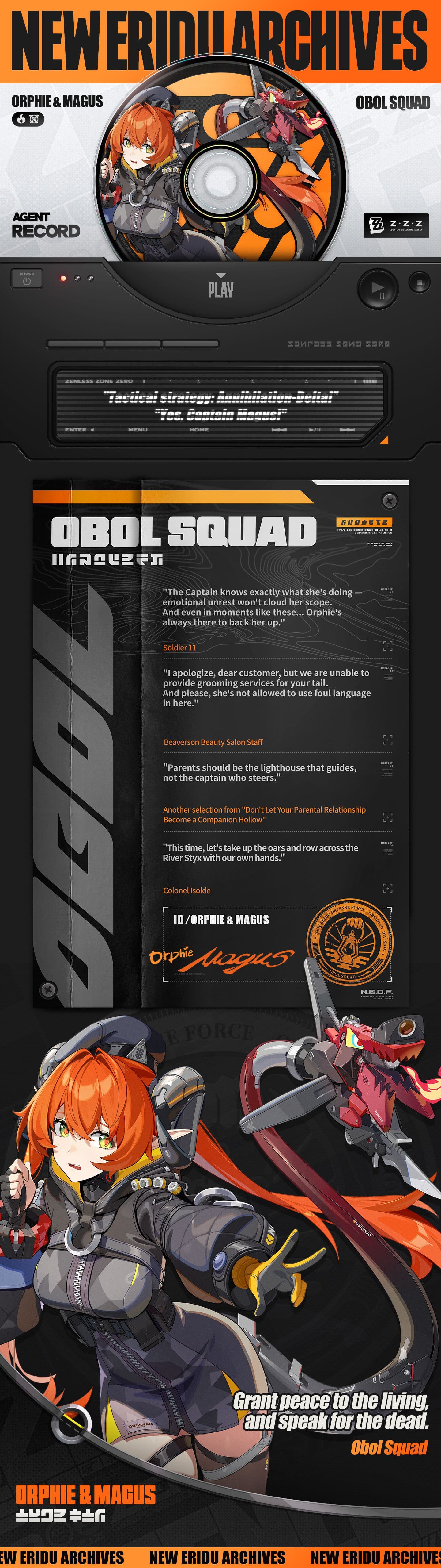 Perfil de Agente: Orfeu Magnusson & Capitã Magus