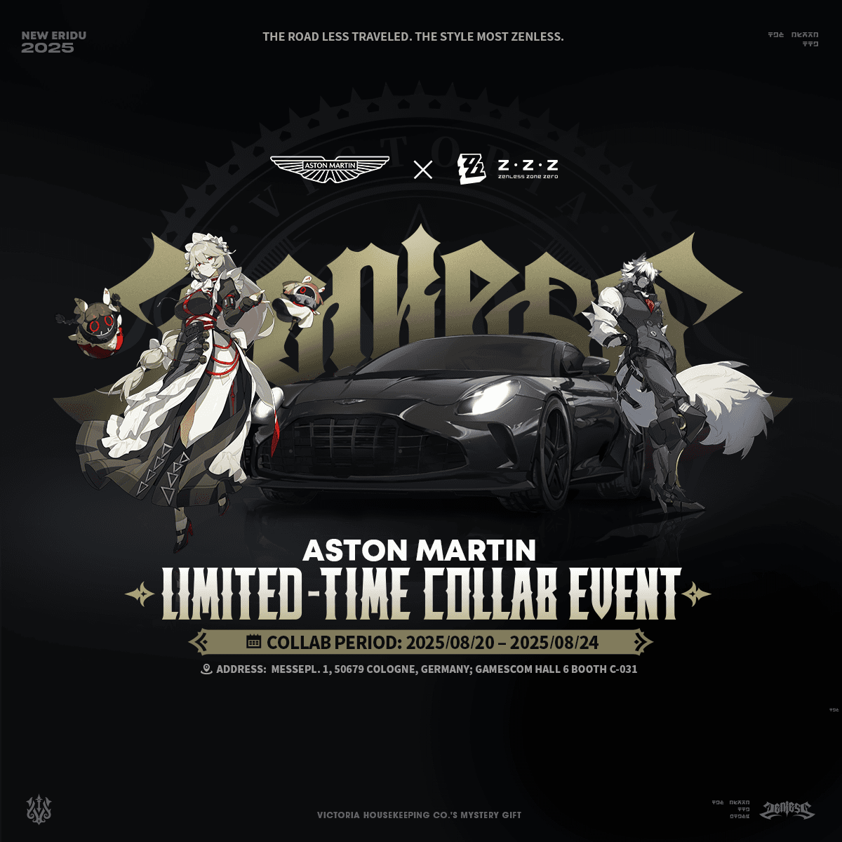 Aston Martin × Zenless Zone Zero Collab: Gamescom Event Announced!
