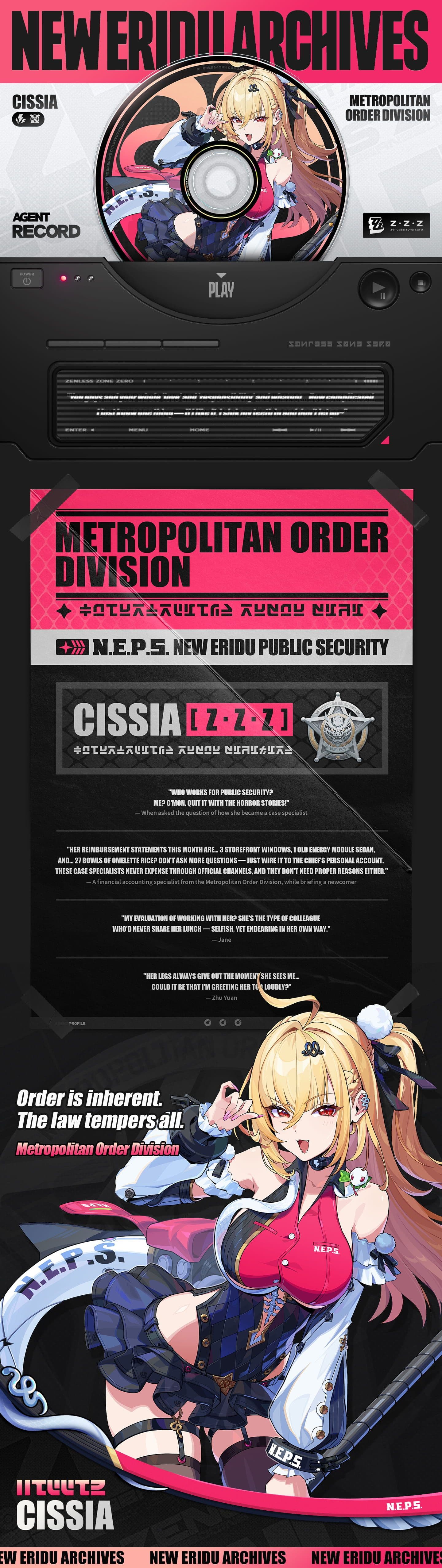 Perfil de Agente | Císsia